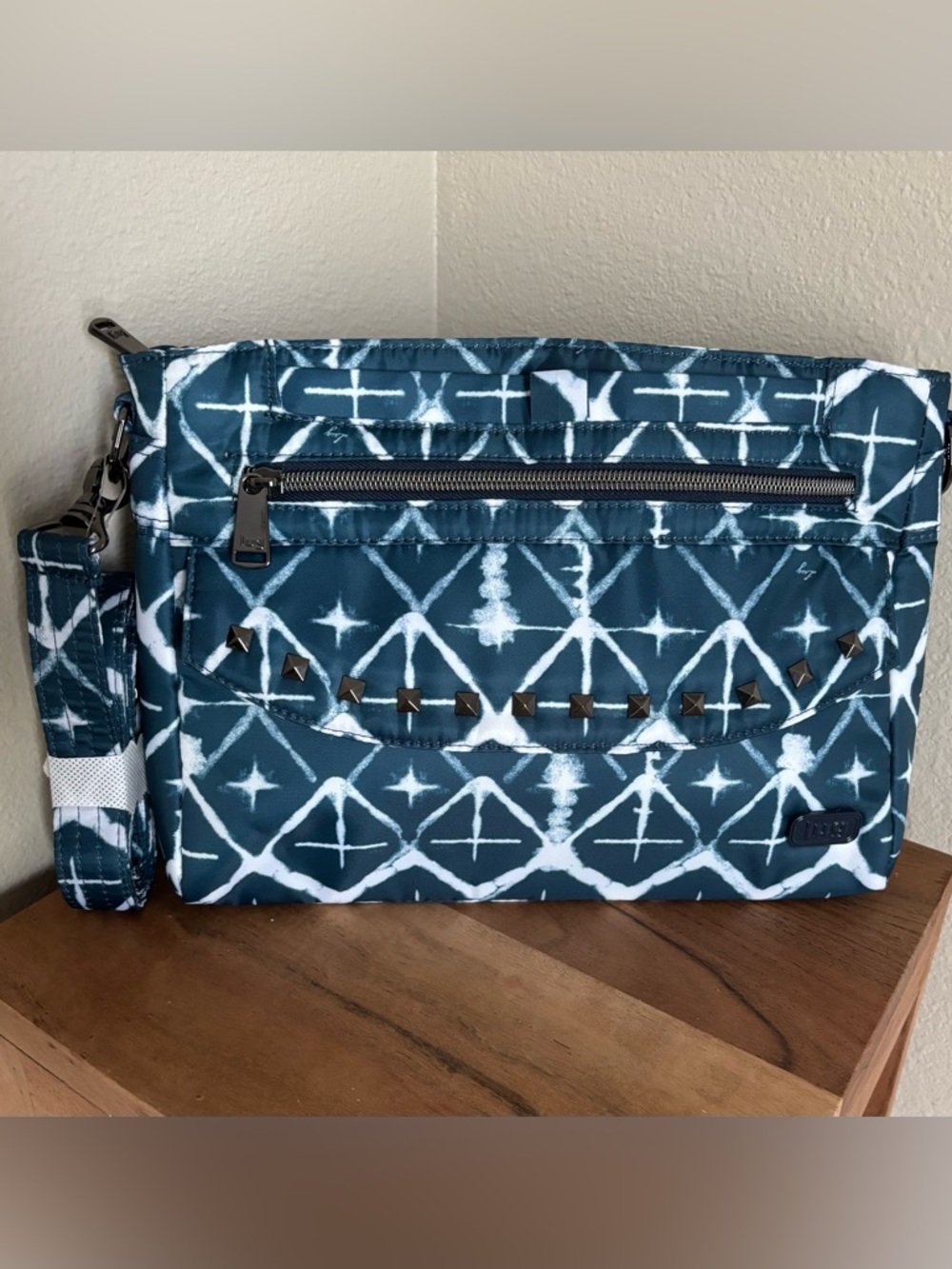 LUG Pacer Crossbody Bag in Diamond Navy *New Without Tags*